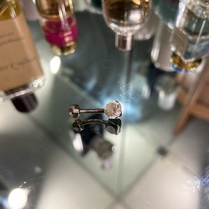 Anatometal Gem Bellybutton Navel Curve Piercing